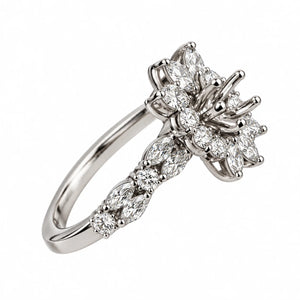 Diamond Engagement Ring ORA-031 - view 2