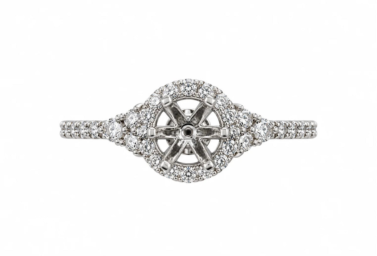 Diamond Engagement Ring ORA-048 - view 2