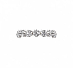 Diamond Wedding Band ORA-104 - view 2