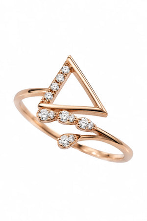 Yellow Gold Diamond Ring ORA-181 - view 2