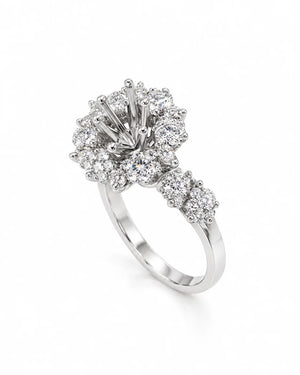 Diamond Engagement Ring ORA-001 - view 1