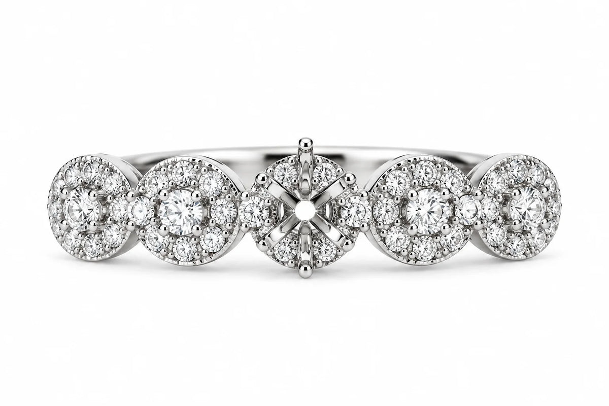 Diamond Engagement Ring ORA-015 - view 1