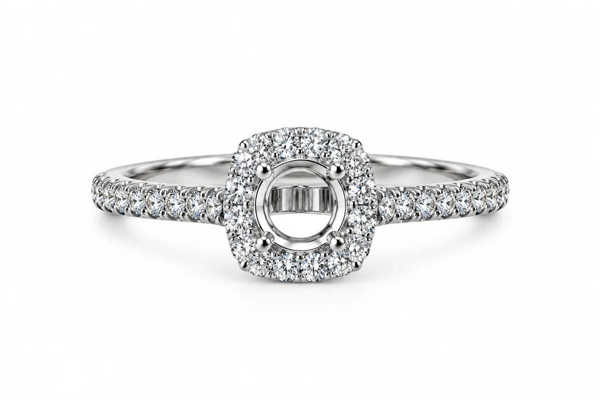 Diamond Engagement Ring ORA-017 - view 1