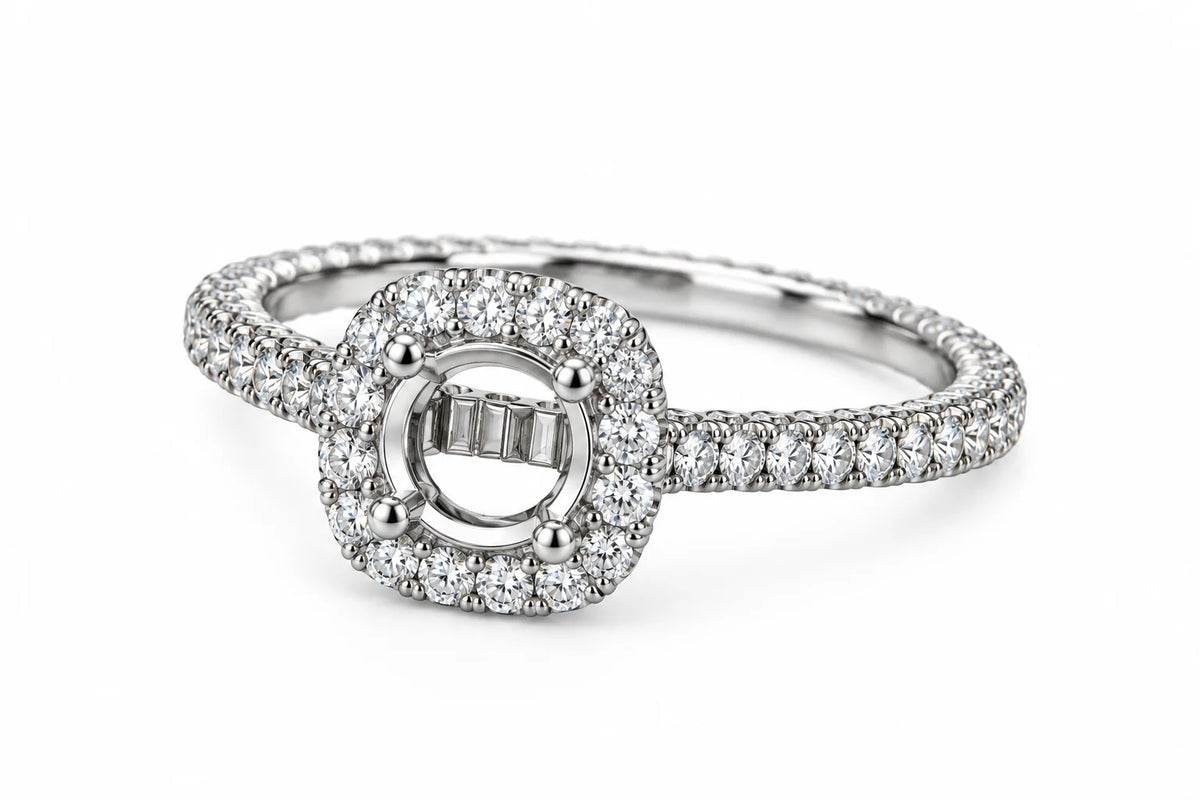 Diamond Engagement Ring ORA-017 - view 2