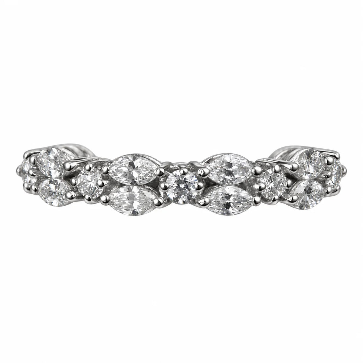 Diamond Wedding Band ORA-100 - view 2