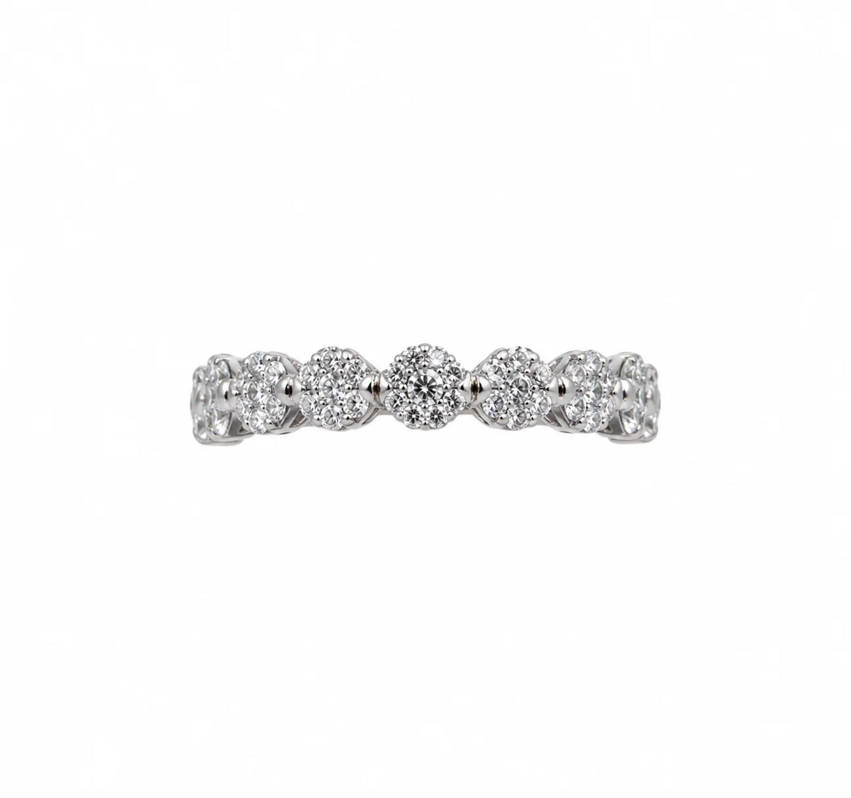 Diamond Wedding Band ORA-104 - view 2