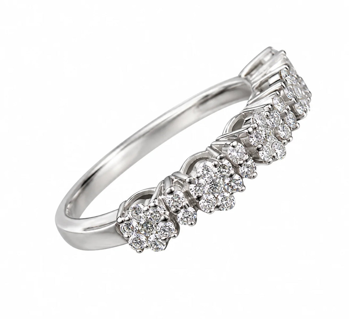 Diamond Wedding Band ORA-108 - view 2