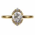Yellow Gold Diamond Ring ORA-180 - view 1