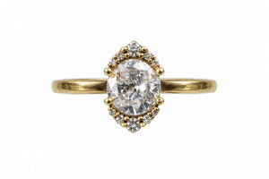 Yellow Gold Diamond Ring ORA-180 - view 1