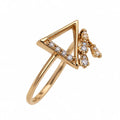 Yellow Gold Diamond Ring ORA-181 - view 1
