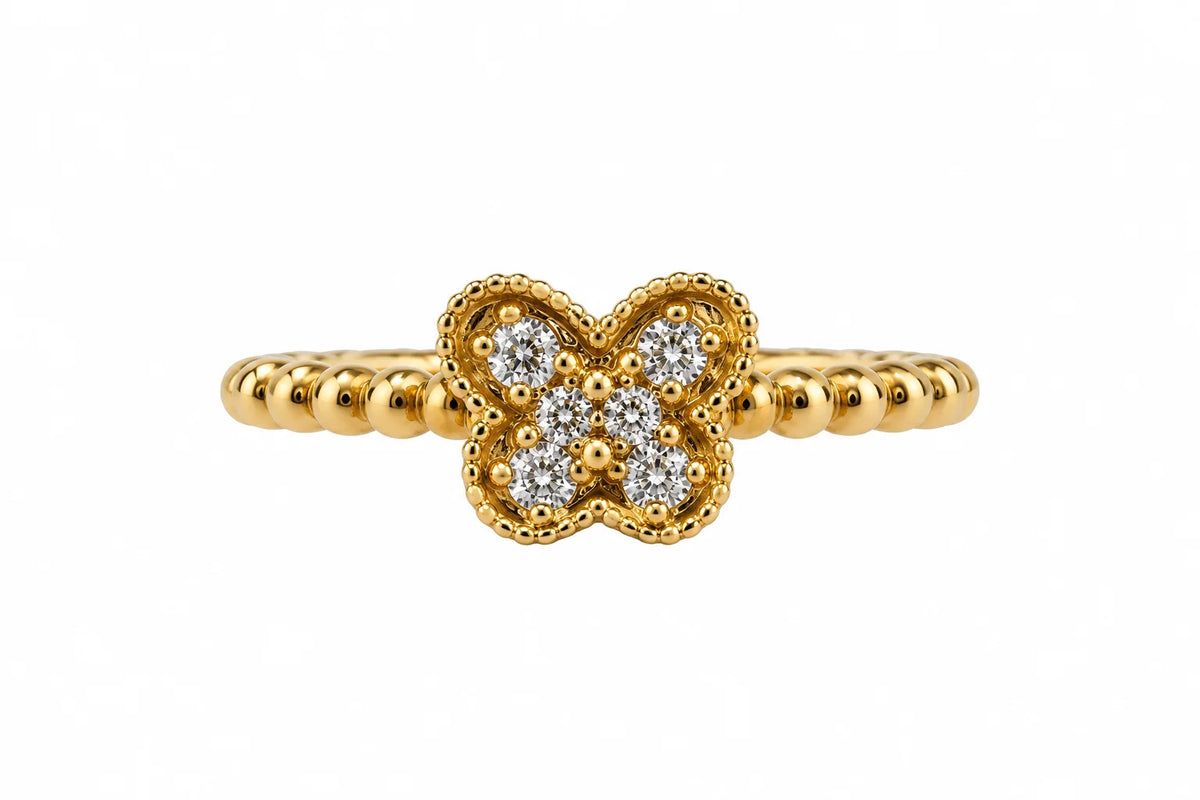 Yellow Gold Diamond Ring ORA-182
