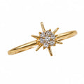Yellow Gold Diamond Ring ORA-186 - view 1