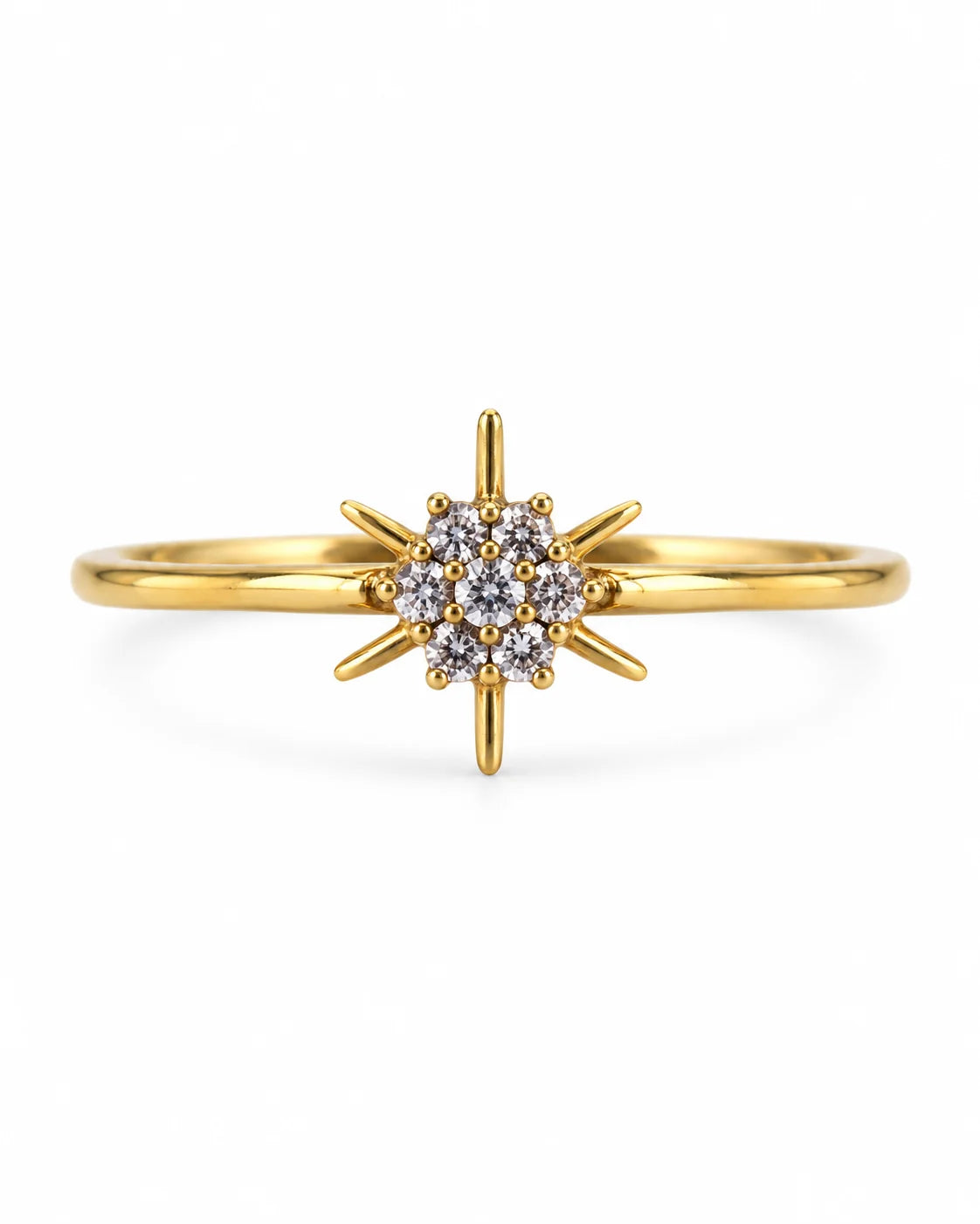 Yellow Gold Diamond Ring ORA-186 - view 2